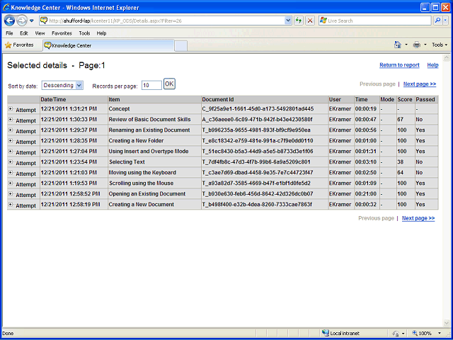 Screen image of this step