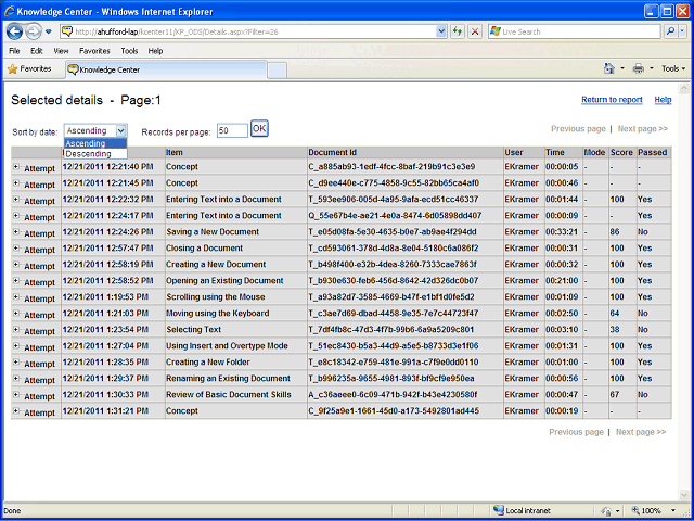Screen image of this step