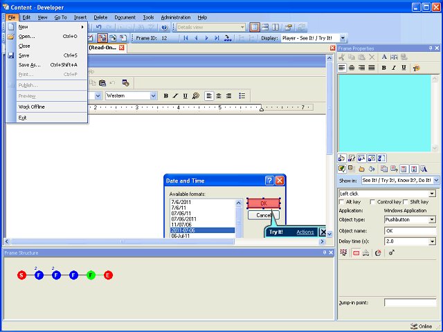 Screen image of this step