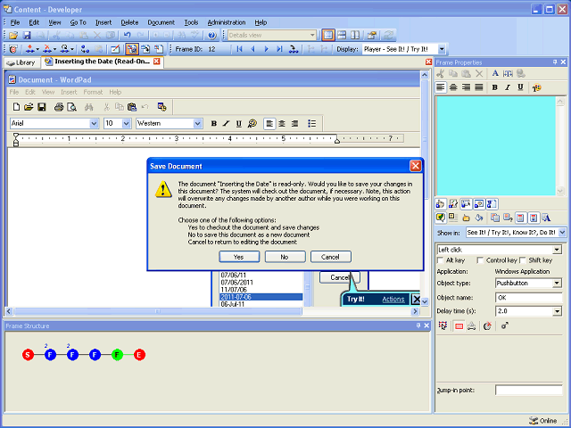 Screen image of this step