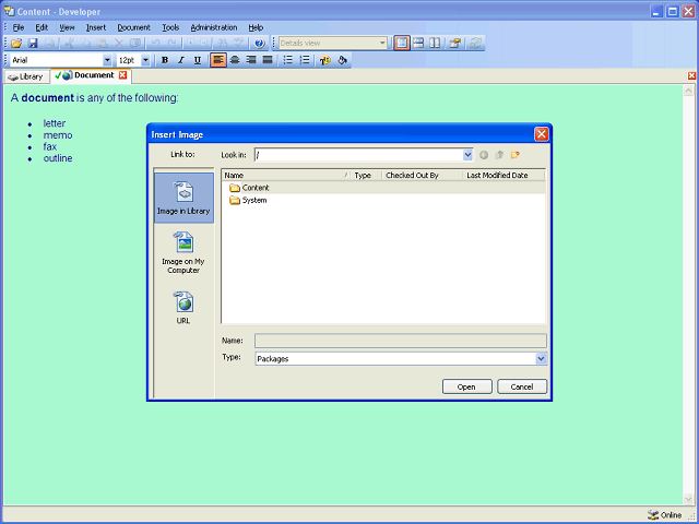 Screen image of this step