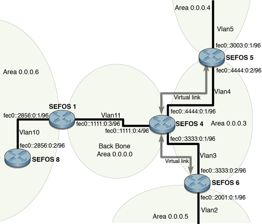 image:Figure showing virtual link and route summarization topology