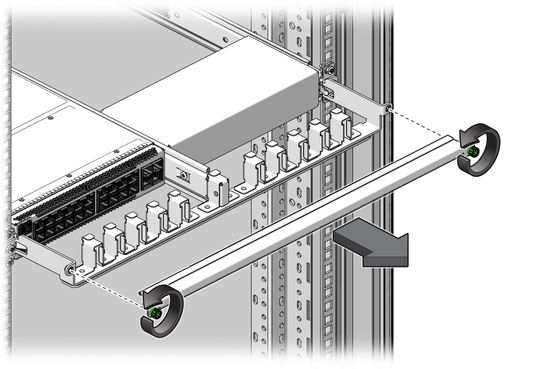 image:Figure shows removing the CMA cover.