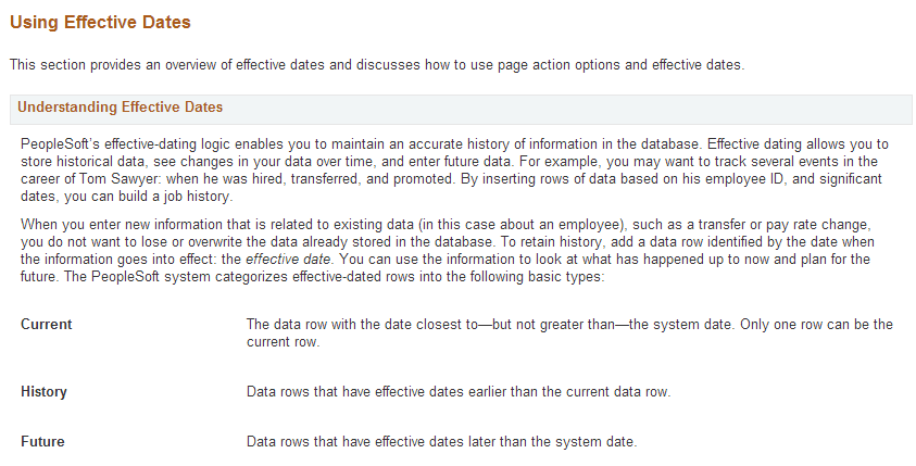 Help page