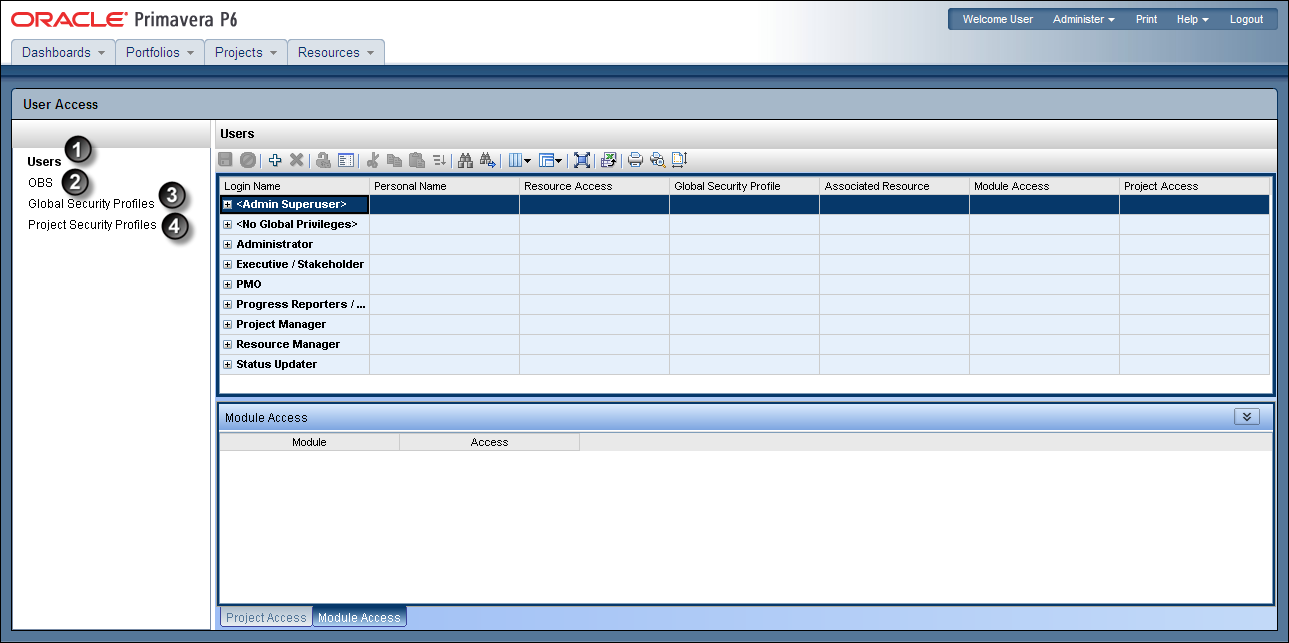 User Access