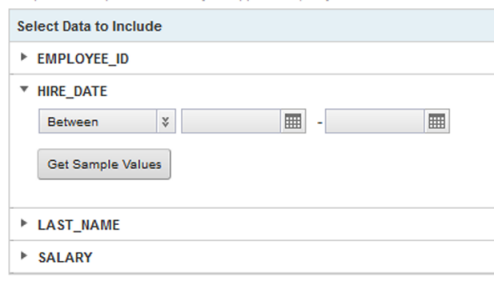 Date filter for a new data set