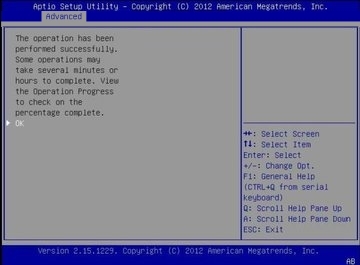 image:Graphic showing the BIOS UEFI Driver Control                                     screen.