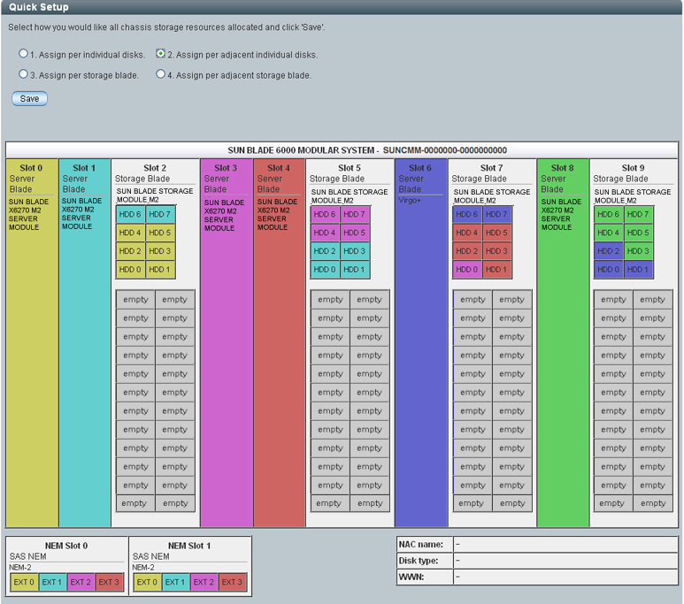 image:L'exemple affiche la boîte de dialogue pour Option 3 - Quick Setup.