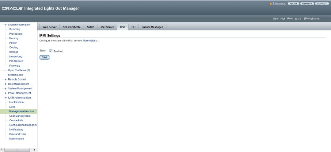image:“IPMI Settings“ 页面的屏幕抓图。