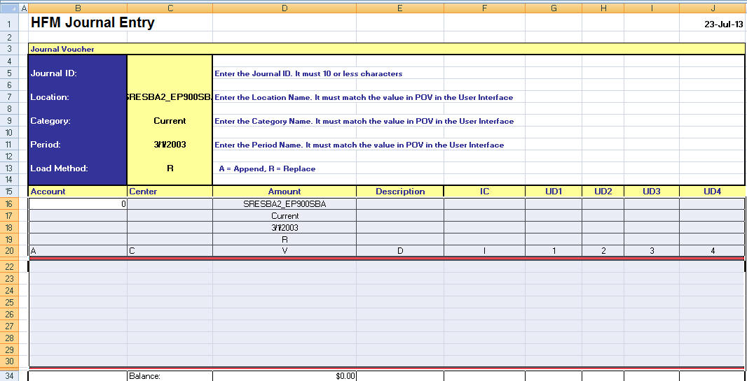 Image shows journal template.