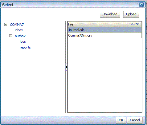 Image shows Select screen