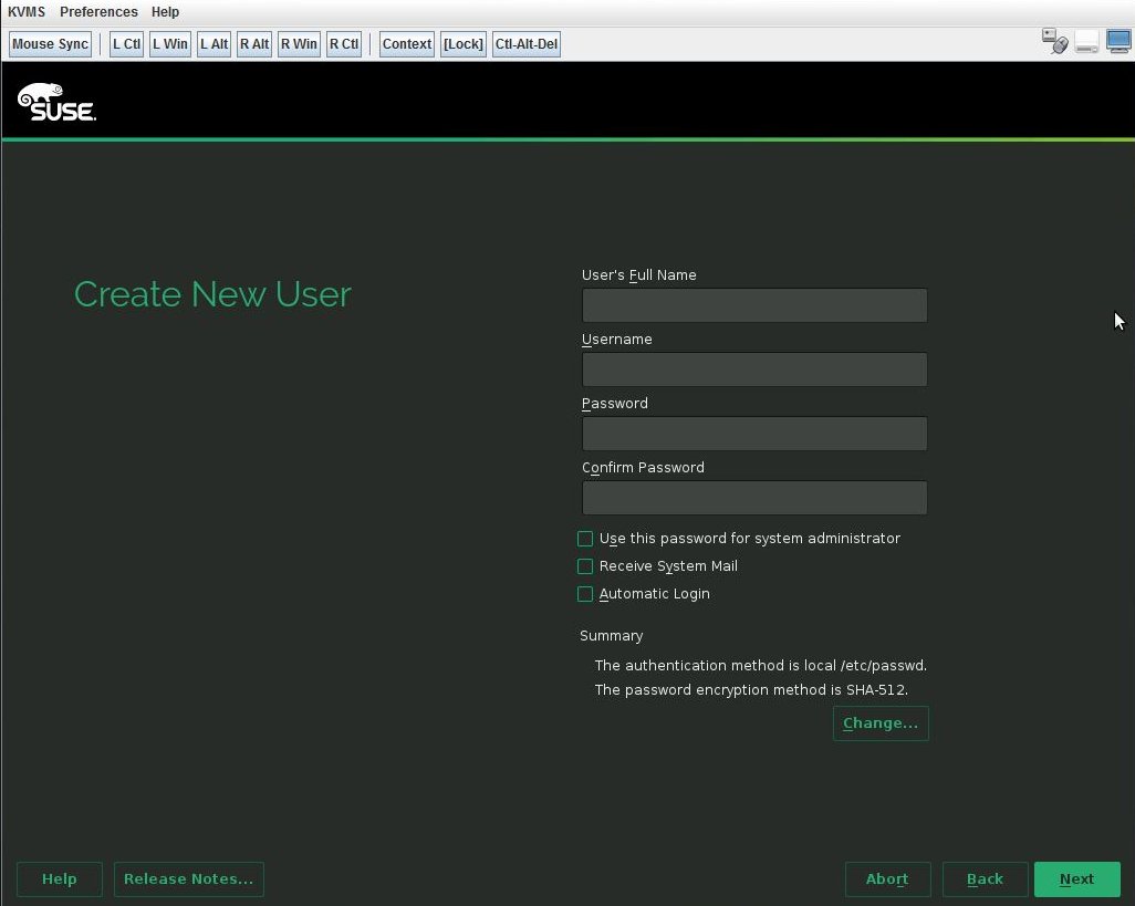 image:SLES 12 Create New User screen