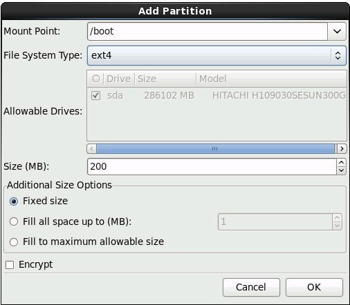image:Graphic showing the Add Partition screen.