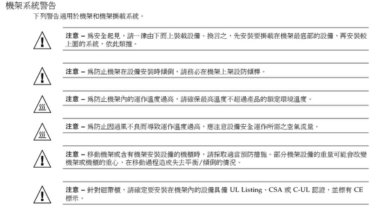 image:Graphic 9 showing Traditional Chinese translation of the Safety Agency Compliance Statements.