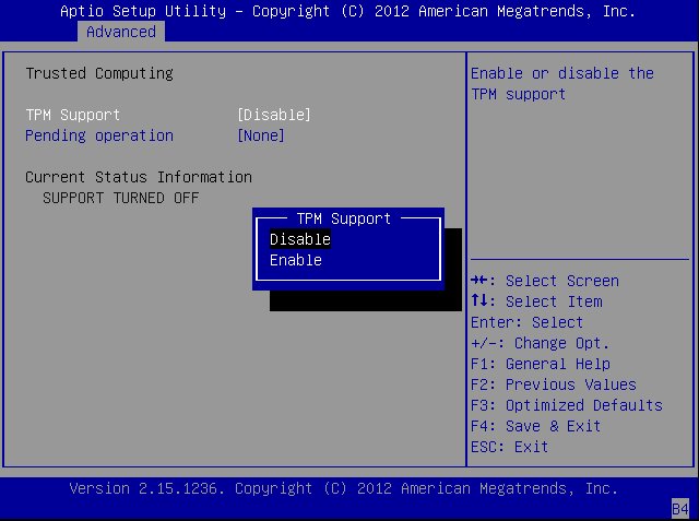 image:This figure shows the TPM Support dialog.