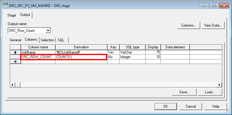 SourceRowCount_Column_DRS_SRC_STAGE