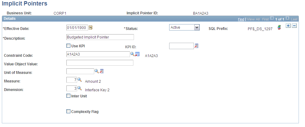 Implicit Pointers page