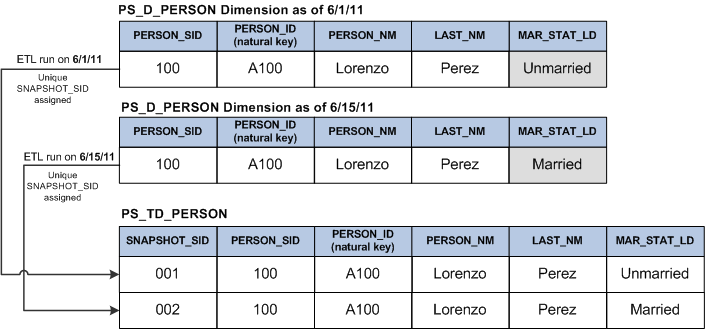 PS_TD_PERSON temporary dimension