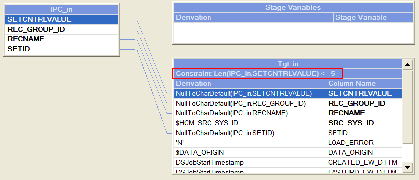 Modifying the Stage Constraint, 1 of 2