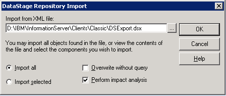 Import DSX Component