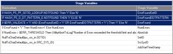Trans_Gen_Key transformer stage variables