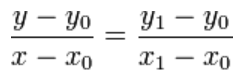 Algebraic Expression of Linear Interpolation Method