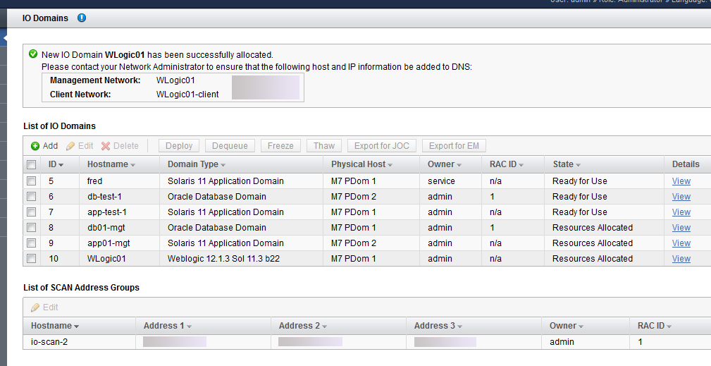 image:A screen shot showing the confirmation screen.