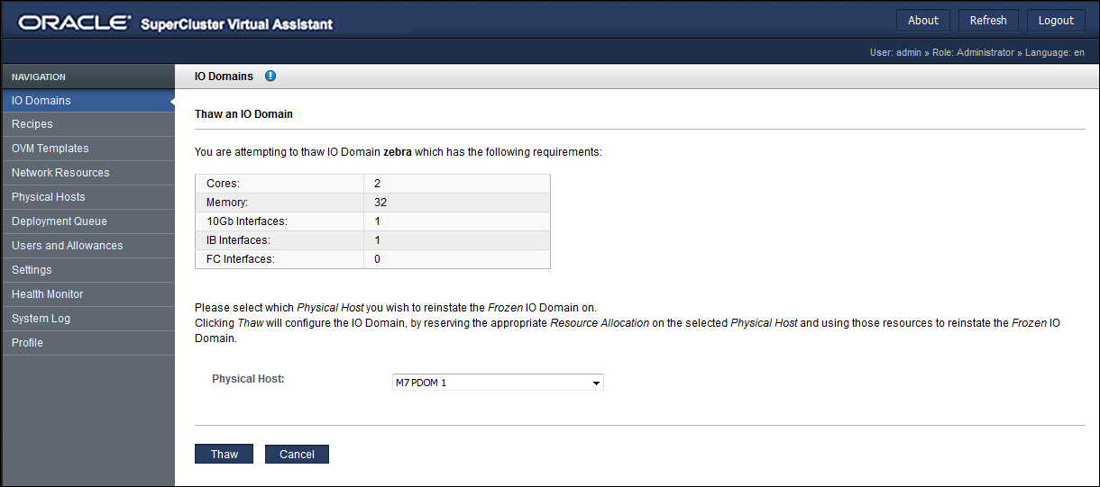 image:A screen shot showing the confirmation page without a                             warning.