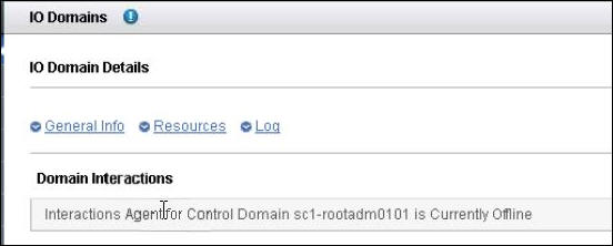 image:Screen shot of a Management Agent that was stopped.