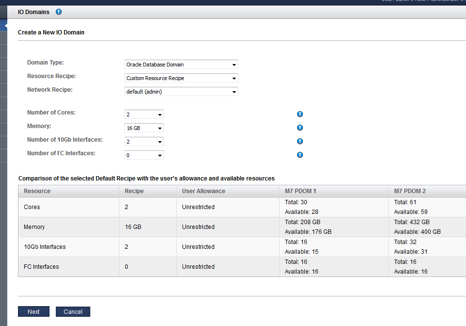 image:リソースを示すスクリーンショット。