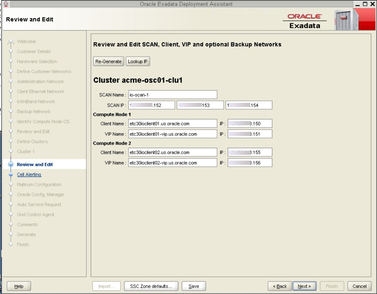 image:「Review and Edit」ページを示すスクリーンショット。
