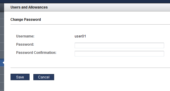 image:Capture d'écran illustrant l'écran Modifier l'utilisateur.
