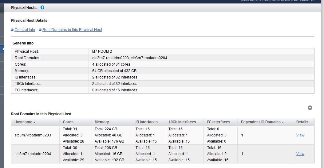 image:Capture d'écran illustrant les ressources détaillées pour un noeud.
