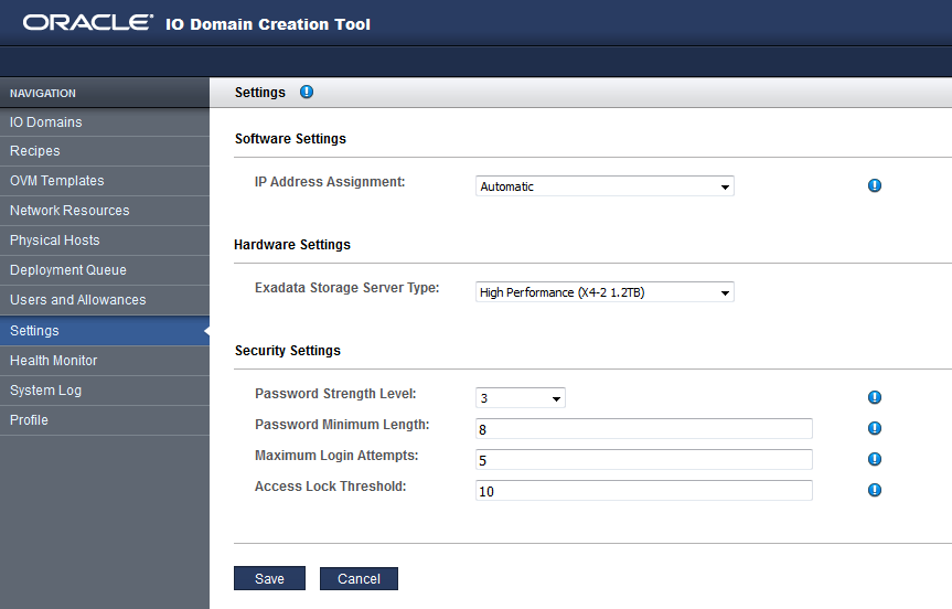 image:Capture d'écran illustrant l'écran Paramètres.