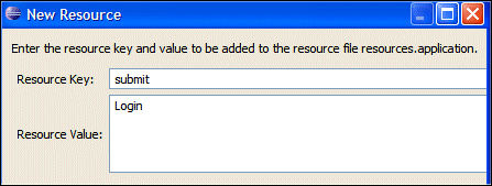 New Resource Dialog