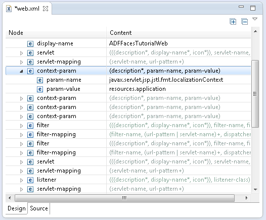 web.xml in Editor