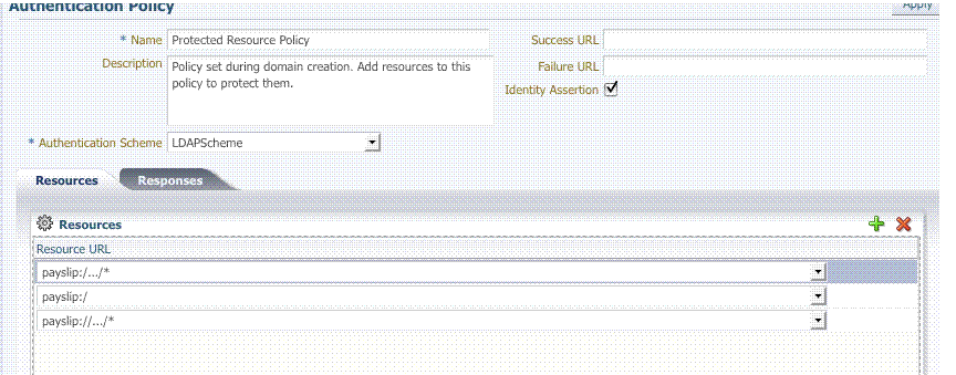 Identity Assertion Authentication Policy