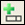 2つの表セルの上に緑のプラス記号のアイコンが表示されます。