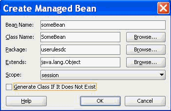 Bean名とスコープの指定
