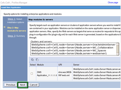 Specify Full Path to Application EAR File