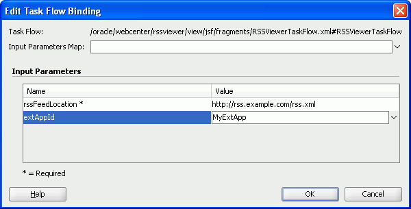 設計時に指定するRSSの詳細