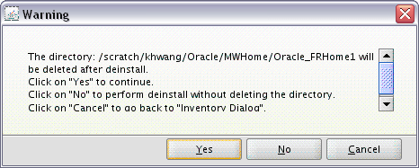 oracle 6i forms and reports uninstall cleaner script