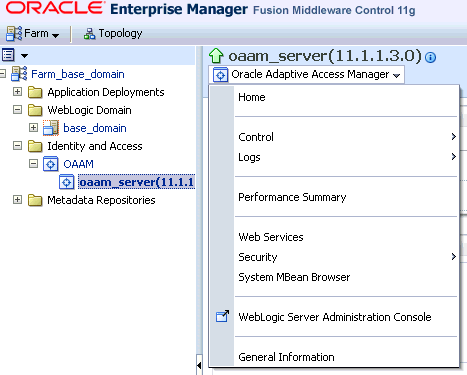 ファームの動的メニューが示されています。