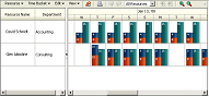 ResourceUtilizationGantt screenshot