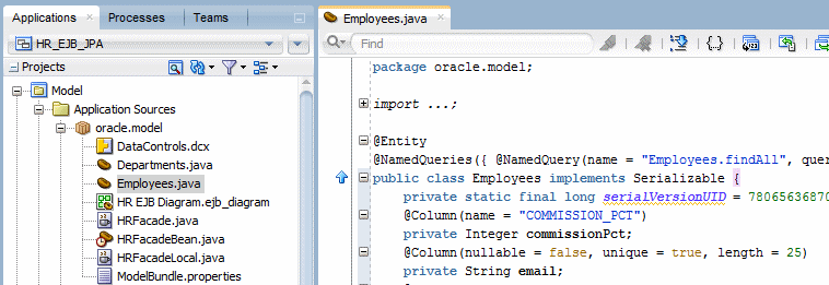 開かれたEmployees.java