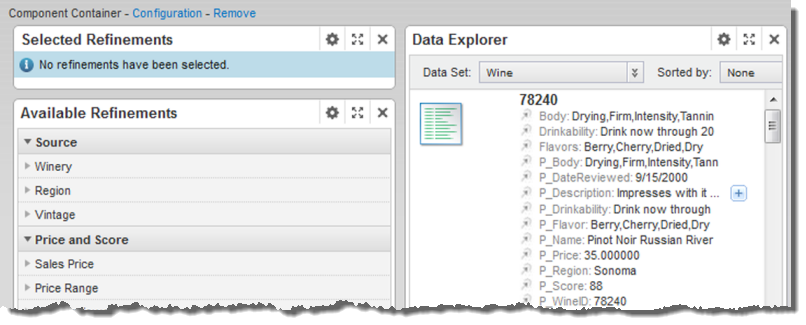 Component Container with borders turned off