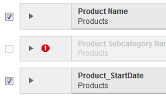 Refinement rules with error icons