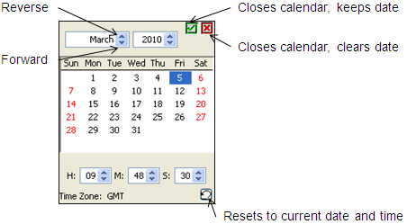 Calendar tool, Java Client