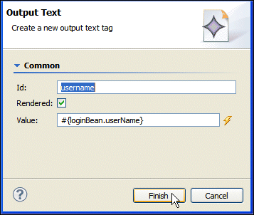 Output Text Dialog