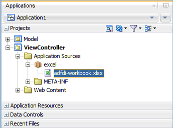 「アプリケーション」ウィンドウのadfdi-workbook.xlsx